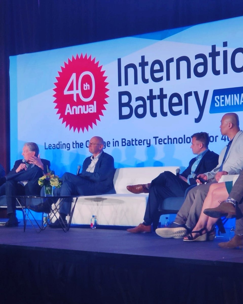 otbventures's tweet photo. Orlando, Florida, was the place to be if you want to be at the forefront of worldwide battery storage technology.  John Rock and Keong Chan attended the International Battery Seminar &amp; Exhibit.  Many insights from global thought leaders in the race to net zero. https://t.co/NUBTirrBN4