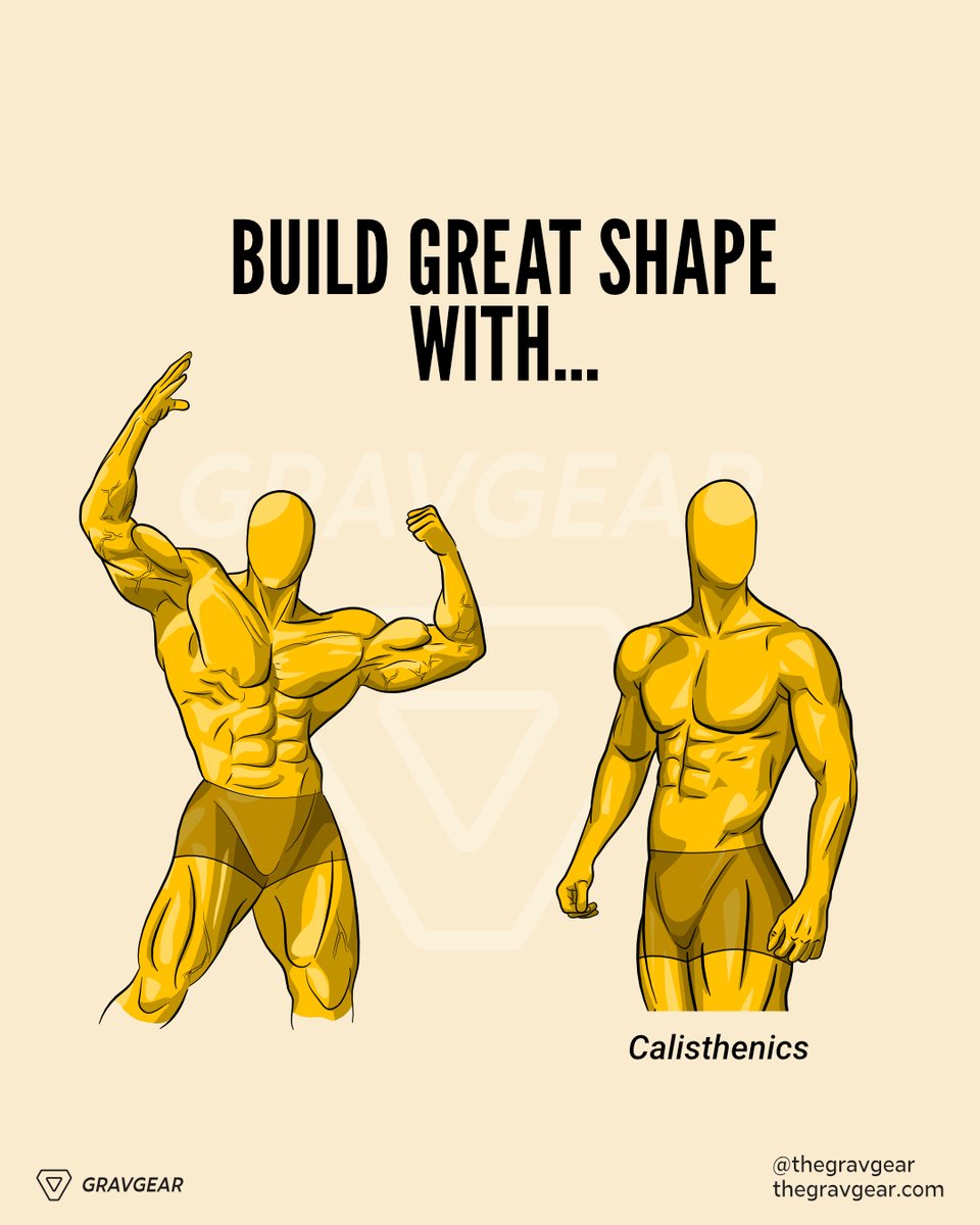 Weightlifting and calisthenics are resistance training, and resistance training builds great shape. 

Which one do you prefer?

#gravgear #weightedvest #weightedworkout #workouttips #workoutmotivation #workoutideas #fitnesstips