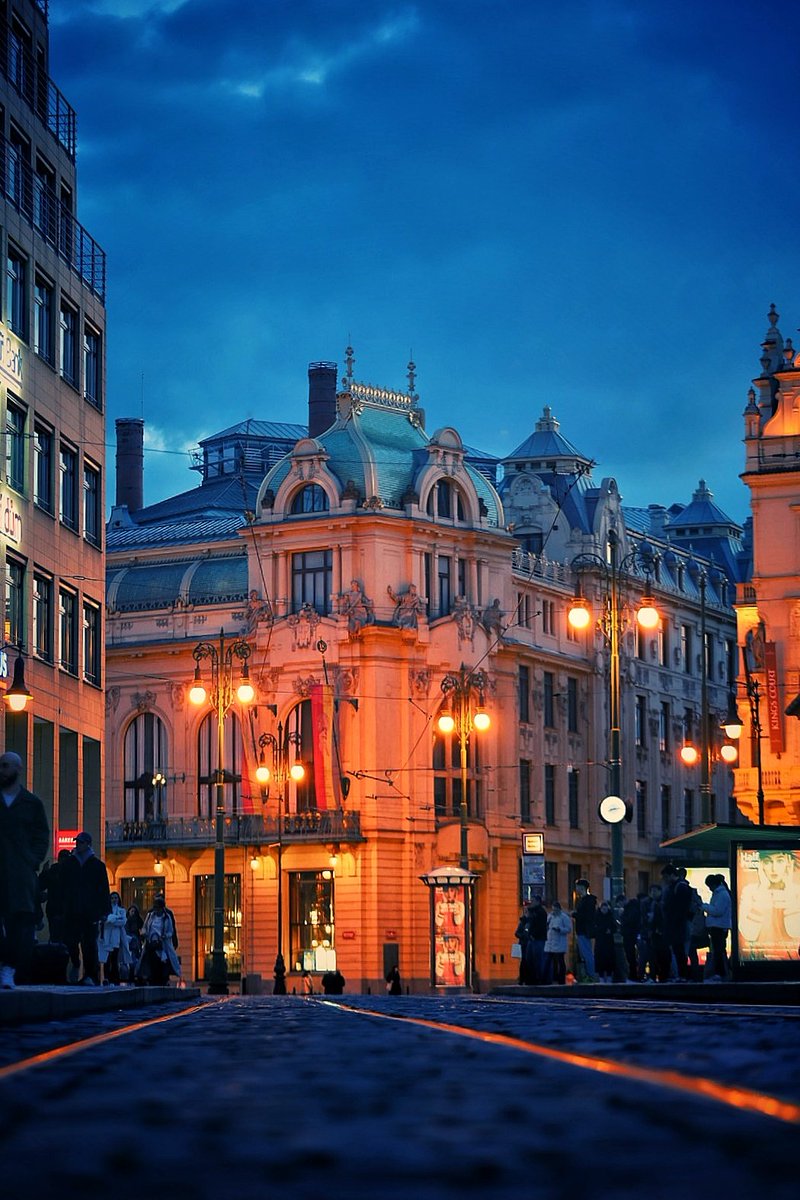Prague at blue hour 🙏