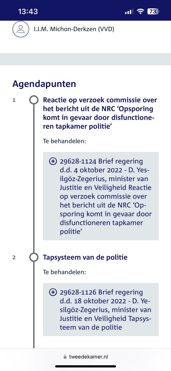 huig_plug's tweet photo. Om 14.00 uur commissiedebat Politie met minister Yesilgöz met oa “Reactie op verzoek commissie over het bericht uit de NRC ‘Opsporing komt in gevaar door disfunctioneren tapkamer politie.’ check: https://t.co/cYTwHHt2w1 https://t.co/ZB4nsBqSA8