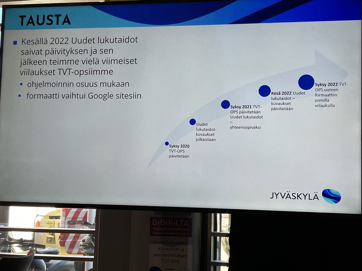 Basaarityöpaja: Jyväskylän uusi TVT-OPS jalkautukseen keväällä 2023. #itk2023 #Digikilta #Jyväskylä <a href="/villesak/">VilleSakomaa</a>