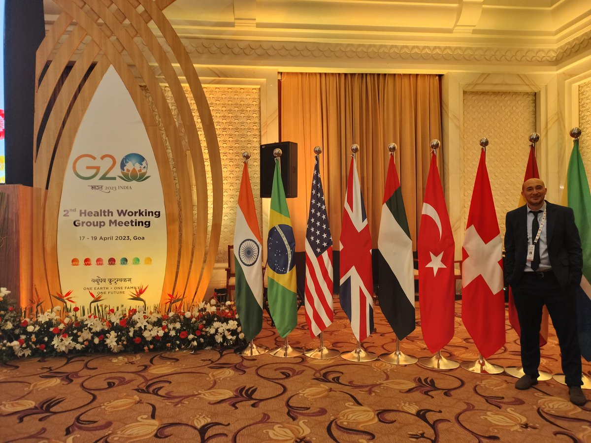 Proudly representing, @IDAIR_Geneva,  the International Geneva and (informally) Switzerland in the G20 Health working group.