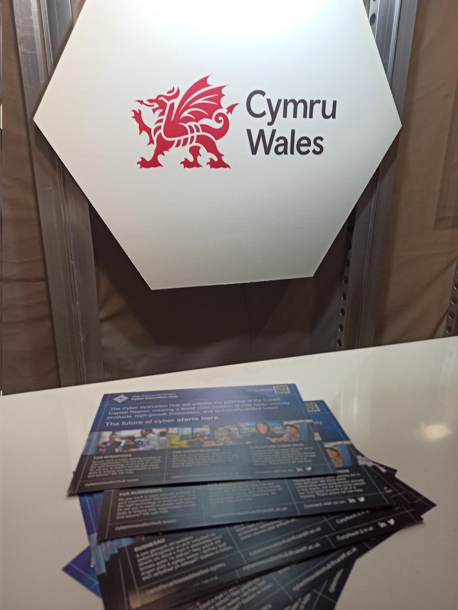Wales Cyber Innovation Hub @CyberHwb works to create new cyber startups in #Wales,  and to upskill and reskill over 1500 people into #cybersecurity. Find out more about #CIH in our brochures at the Welsh Government stand at  #CYBERUK23
@CYBERUKevents @neil_sandford