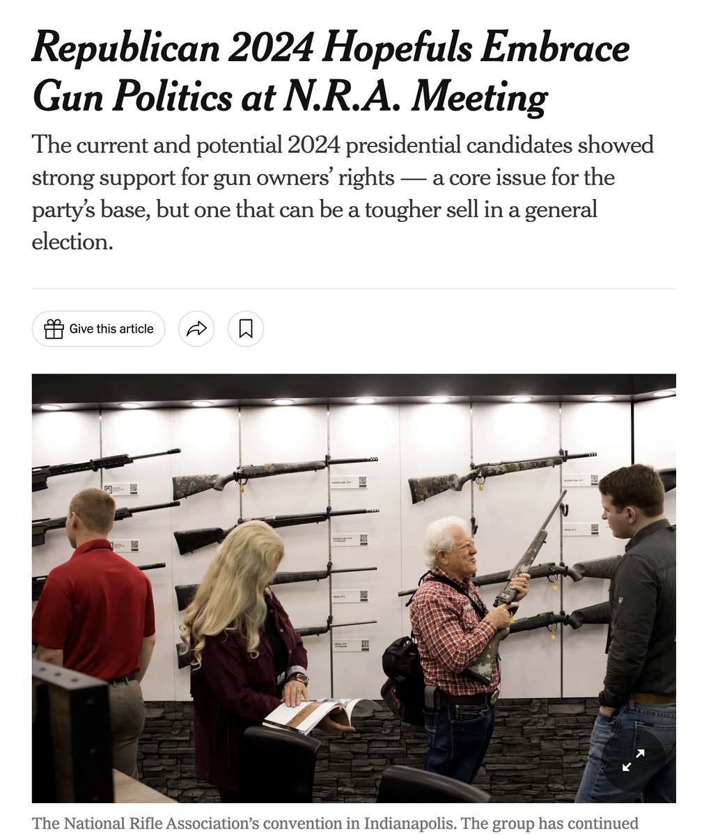 Kids getting shot every day by the 'good guys with guns' and one party looks to crank up the violence even more so they can campaign on it. #RalphYarl #HeatherRoth #KaylinGillis #NRAOwnsTheGOP