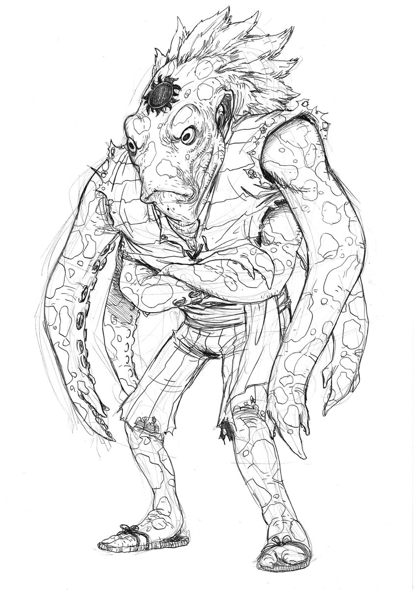 ElectroCereal's tweet photo. How do you tackle a design as iconic as #Hatchan but with a more fish-like approach but keeping it cool?
I don’t know, you tell me! Did I hit the spot or not?
#OnePiece #OP #OnePieceRedesignChallenge #ArlongPirates #ArlongPark #ArlonhParkArc #Sketch #Manga #Fanart #ComicArtist https://t.co/pjgvU9mXK5