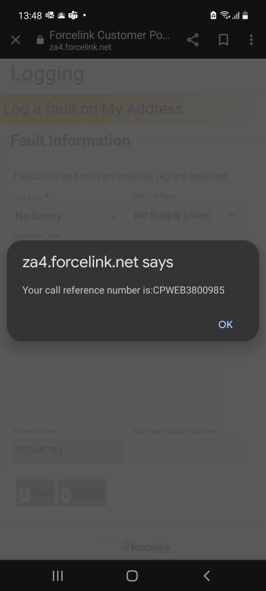 EstateZahavi's tweet photo. @CityPowerJhb Block 13 doesn't have electricity, please assist https://t.co/3FSVI58MQU