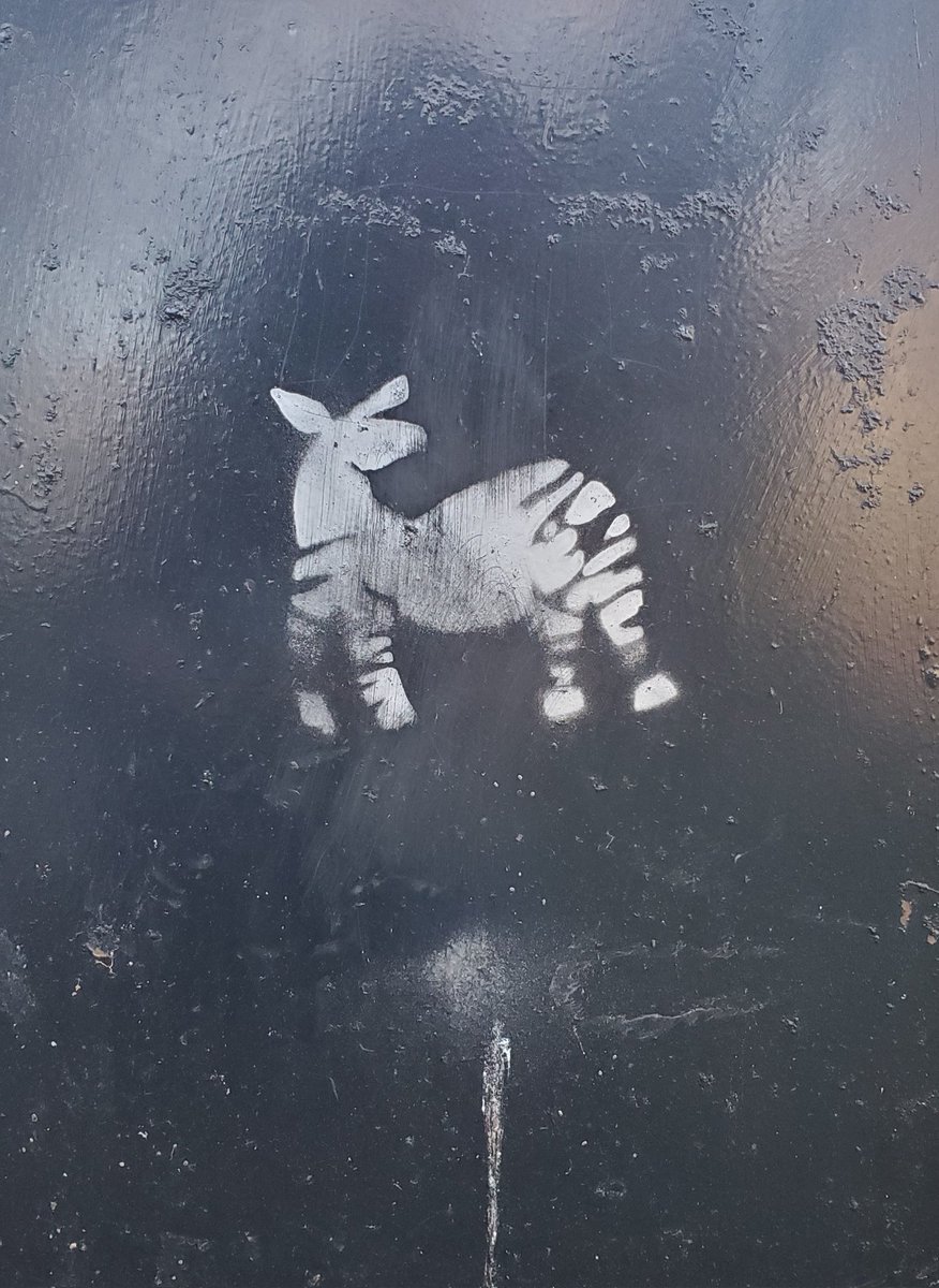Manigarm's tweet image. Campus #okapi art!