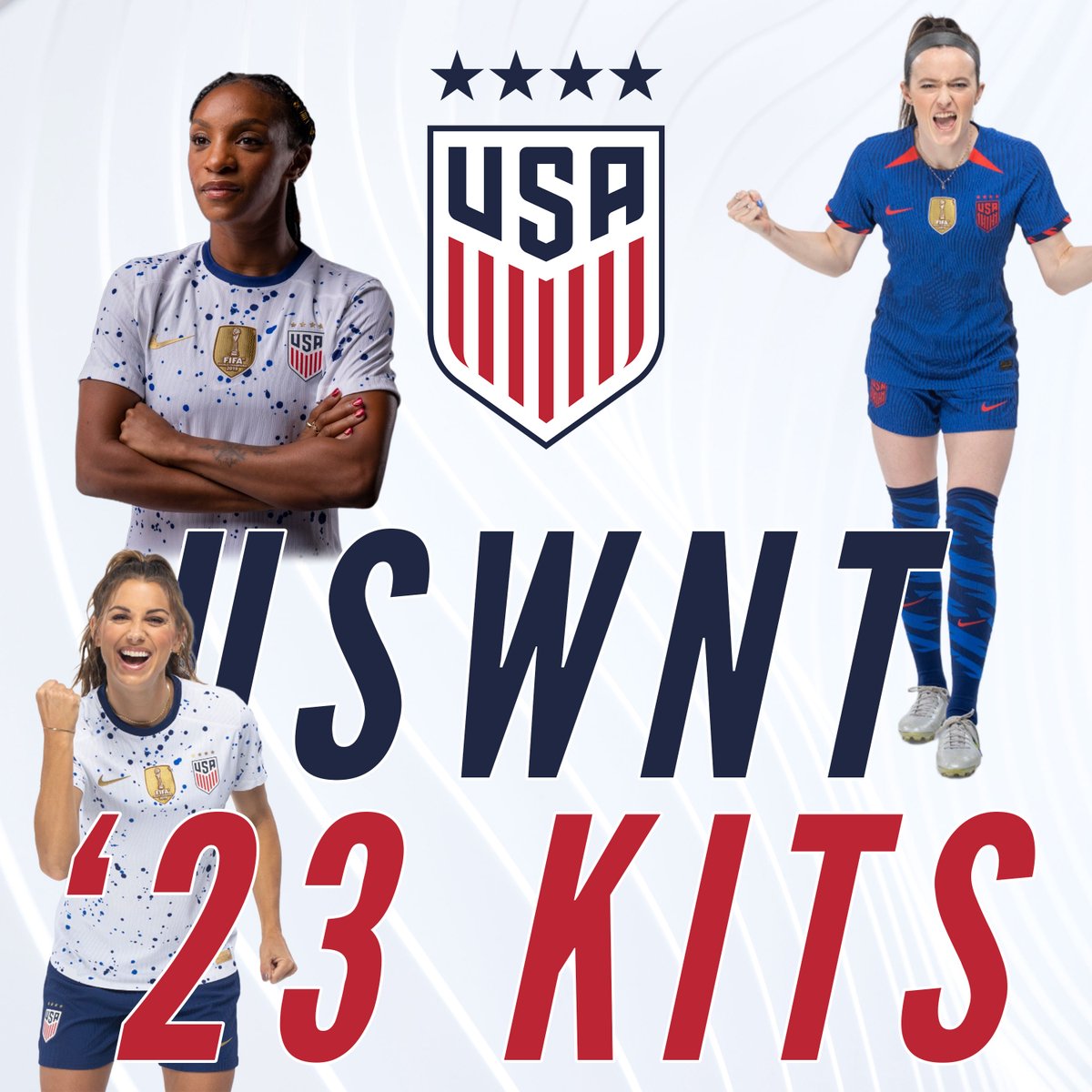 The US Men's and Women's National Team kits are here for 2023!

Do you think they're better or worse than last years kits?

#ytpsports #usmnt #uswnt