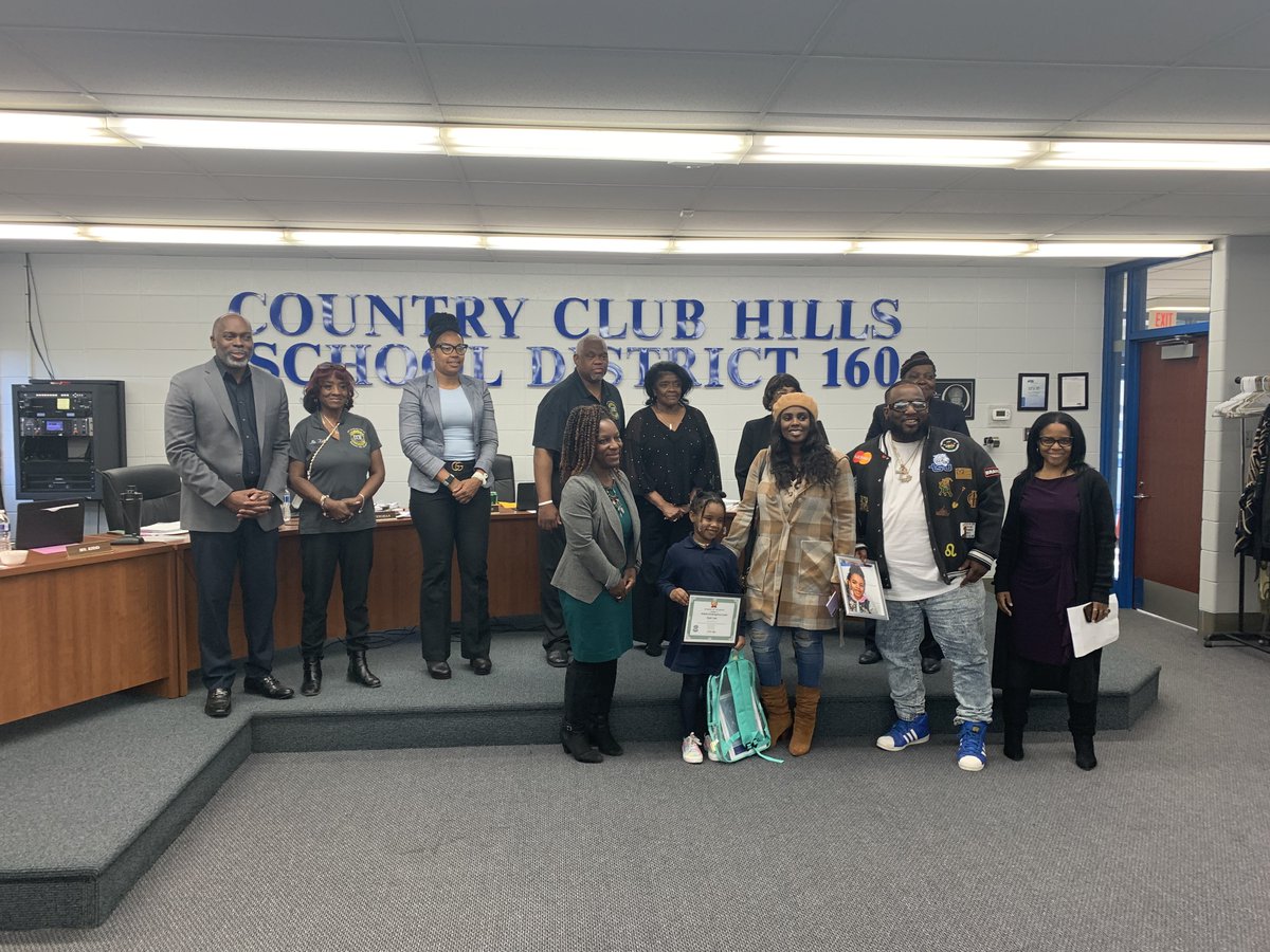 CCH160's tweet photo. Celebrating the April Country Club Hill School District 160 student's of the month!!!!! #160Strong https://t.co/WUiqOUWARZ