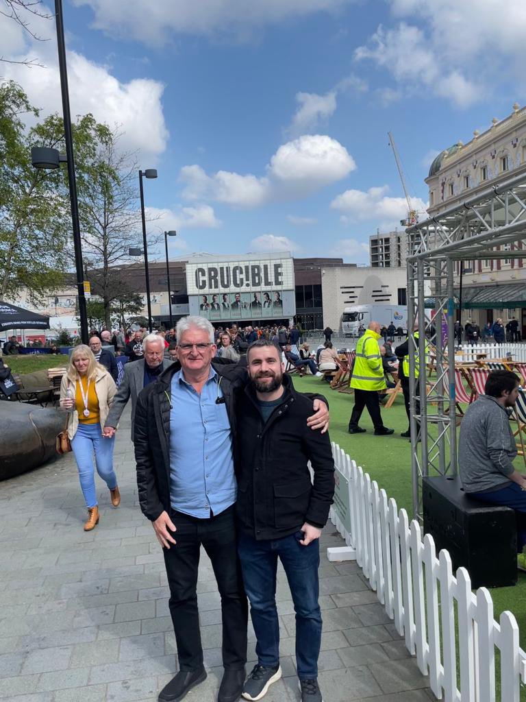 clivemdjacc's tweet photo. Great day of the Crucible today - saw a 147 maximum break 👏😍

@timeforjamie 

#CazooWorldChampionship https://t.co/FW57PbqNJ0