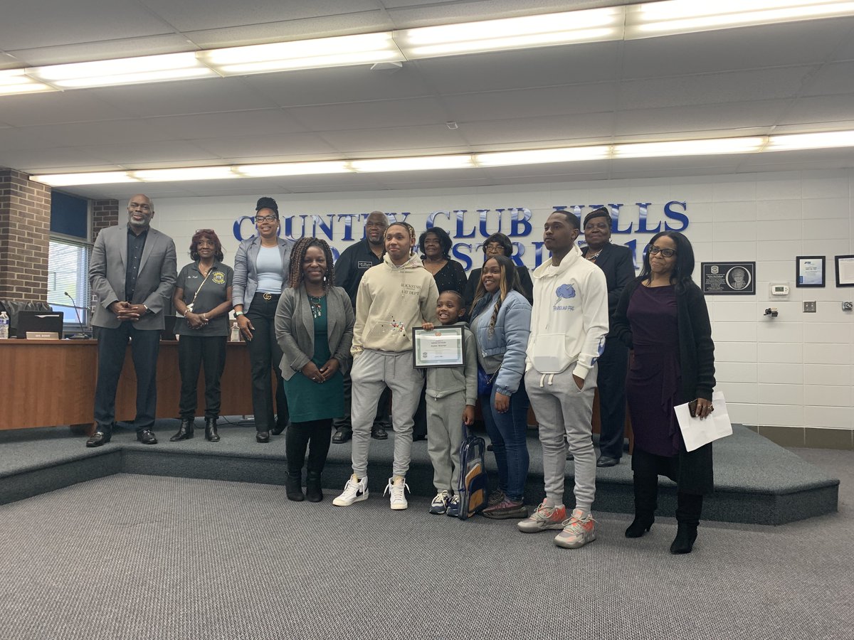 CCH160's tweet photo. Celebrating the April Country Club Hill School District 160 student's of the month!!!!! #160Strong https://t.co/WUiqOUWARZ