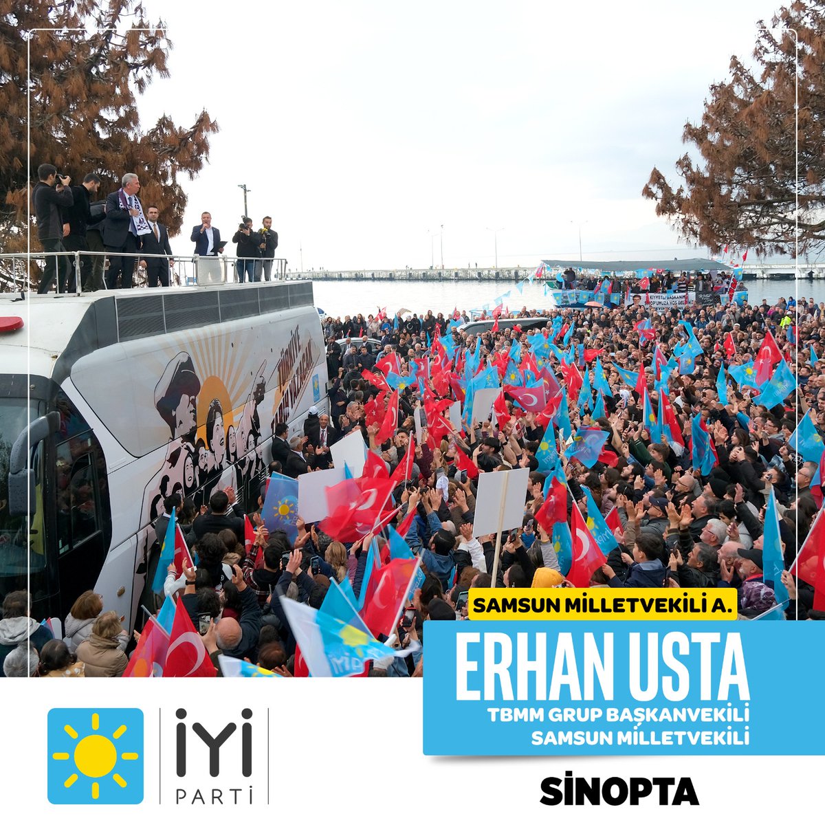 ☀️ Sinop’tayız!

Genel Başkanımız Sayın Meral Akşener’i ve Ankara Büyükşehir Belediye Başkanımız Sayın Mansur Yavaş’ı havaalanında karşıladık.

Sinoplularla buluşmaya, milletimizle görüşmeye gidiyoruz!