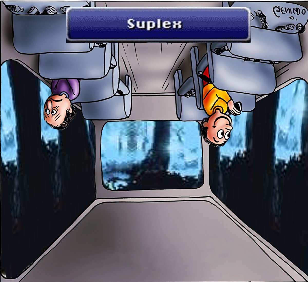 memeslich's tweet image. nobody:

the train in final fantasy 6: