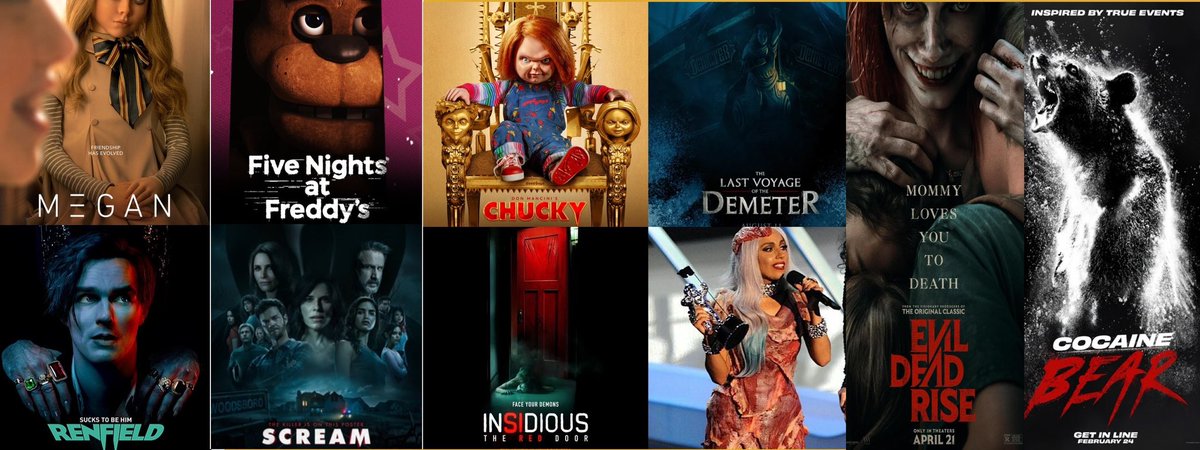 KandiSamples's tweet photo. ⚠️ ANNOUNCEMENT⚠️ Here’s your #HHN32 lineup!😂 At least one of these has to be right! 🤣 #speculationmap @renfieldmovie @meetM3GAN @FNAFMovie @ladygaga @ChuckyIsReal @ScreamMovies @blumhouse #CocaineBear @EvilDead @HorrorNightsORL @UniversalORL @UniversalPics https://t.co/u1qam0dXFu