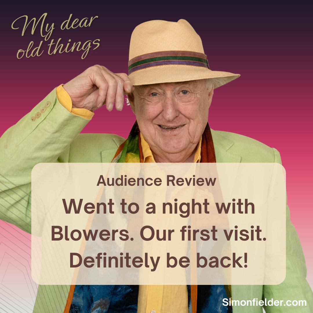 Book your tickets for @ChelmsTheatre on 6th Sept! Join me for a great evening's gossip from the #RealMarigoldHotel in India as well as all the fun from Test Match Special. It'll be a hoot! #Celebritygossip #Cricket #Chelmsford ow.ly/g6gC50NE8lm