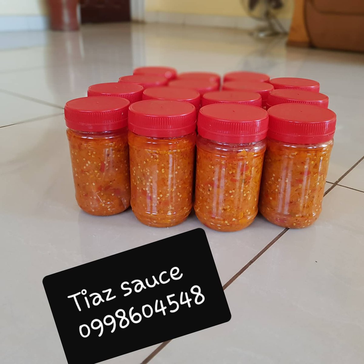 MadeyaTia's tweet photo. Something to spice up your meals
 Get yourself some kambuzi hot chilli made by me🤗
At only k3000 
Please help me by retweeting 🥺🥺and purchasing🤗🤗 
"A dash of heat, a burst of flavor!" 🤭🤭
0998604548
Area 25C sec 3 Lilongwe https://t.co/8o17xcxdvN