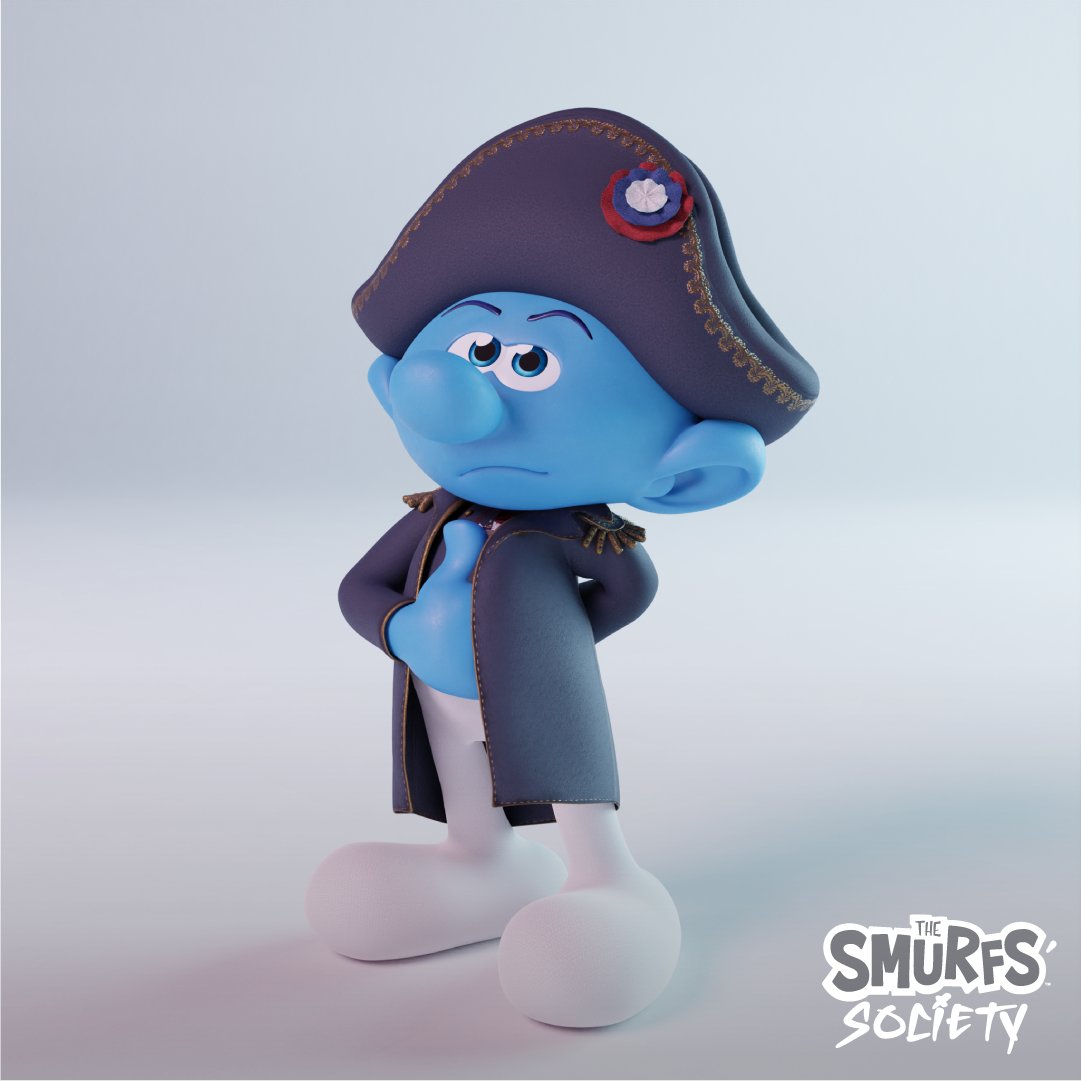 Just placed my bid on <a href="/SmurfsSociety/">The Smurfs' Society</a> hoping to get a nice and ambitious conqueror smurf 😍

#Napoleon #Childhood <a href="/PlayCosmon/">Cosmon</a> 

Go get yours on thesmurfssociety.com