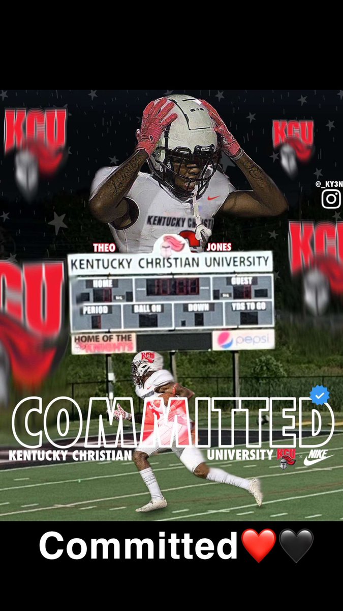 theothekid5's tweet photo. 1000% COMMITTED❤️🖤 want to give a big shout out to @CoachRichRaglin my recruitment process , Big shout to all the coaches throughout my highschool career and to all my teammates throughout my career!!!#GOKNIGHTS #AGTG @CoachDuncan39 @CoachBlack_4 @Jhawks9 @davidjones_7 https://t.co/JGl6l6EKJ1