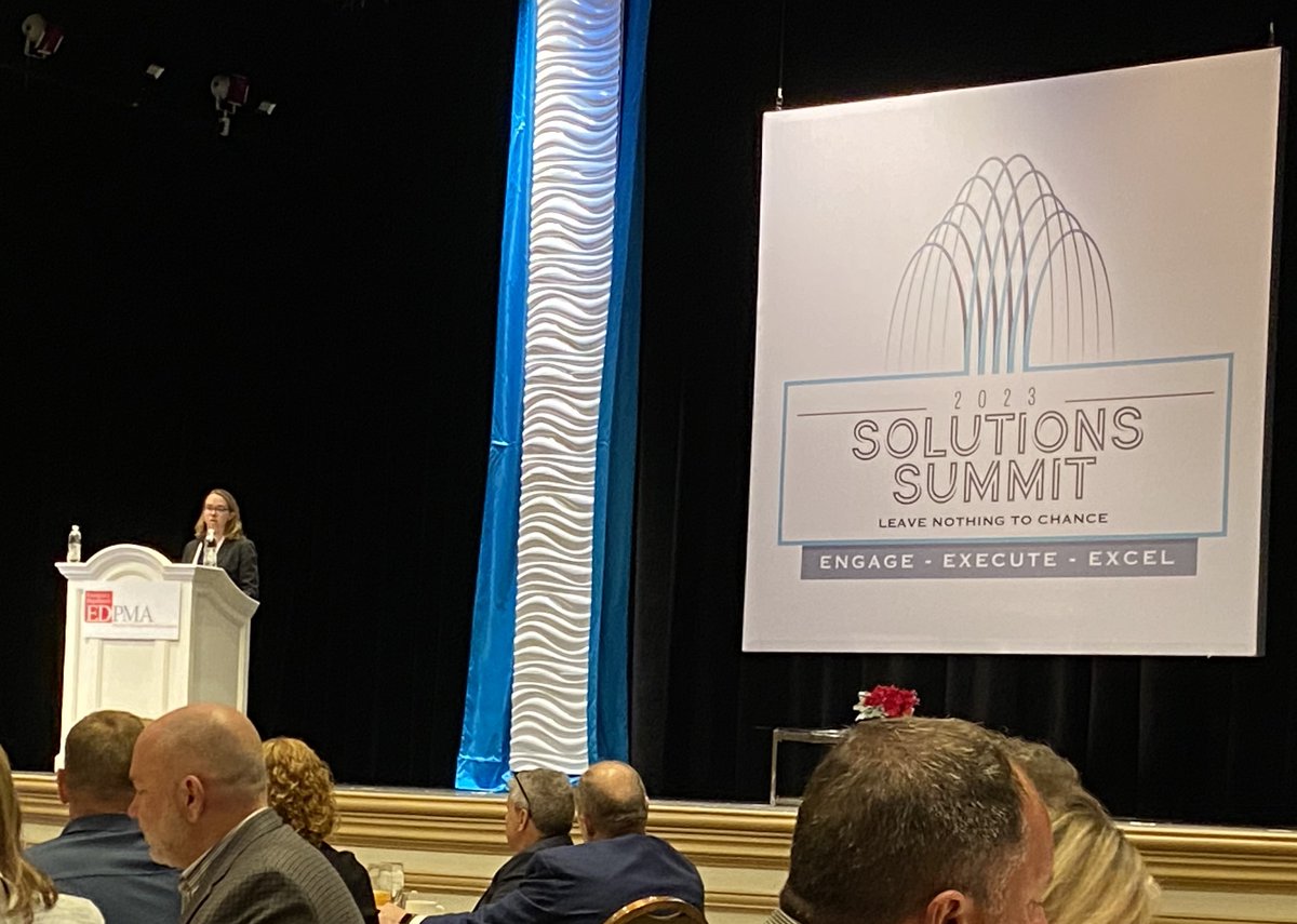 DrABrault's tweet photo. Day 2 @EDPMA #SolutionsSummit23. Great presentations on the future of Emergency Medicine and incredible content from Brenna Jenny on our industry's response to the one-sided rollout of the No Surprises Act. https://t.co/6Cava8jYHr