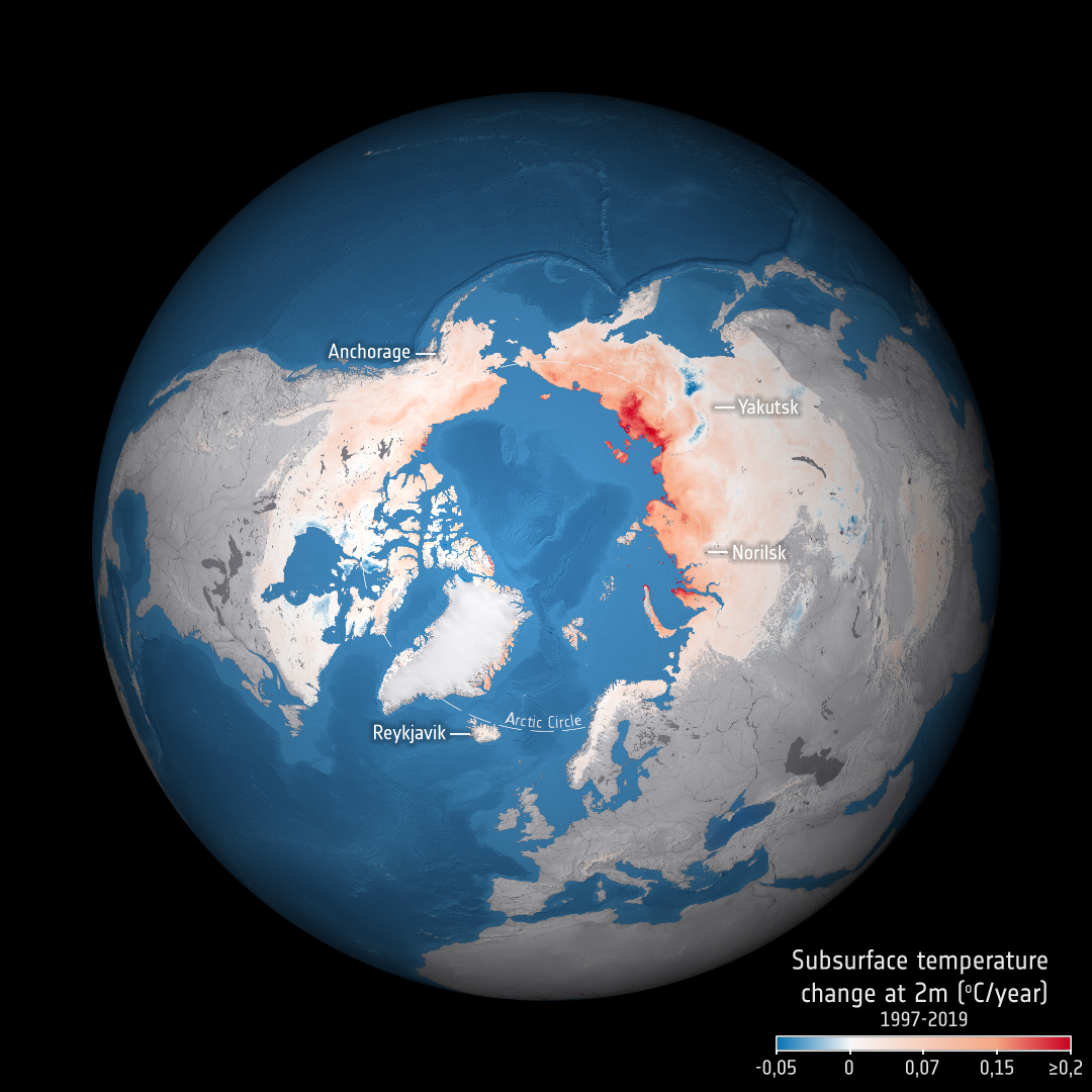 🚨NEW PAPER

#Permafrost Monitoring from Space - a review 

Bartsch, A. et al (2023), Surveys of Geophysics

climate.esa.int/en/news-events…

Satellite-derived permafrost datasets available via the ESA Climate Change Initiative climate.esa.int/en/odp/#/proje…