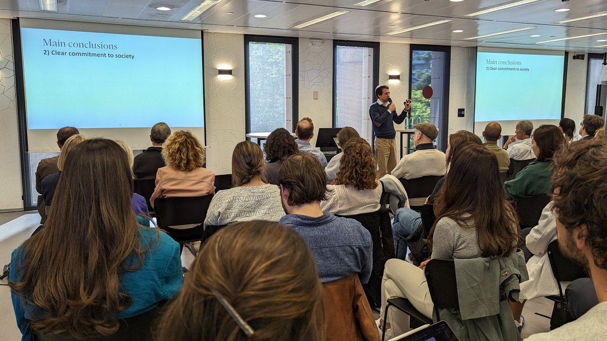 esadeEEI's tweet photo. FULL HOUSE on the #ImpactEntrepreneurship Day with @gcasasnovas and @Kai_Hockerts.
We'll explore how #entrepreneurs can make a positive impact on society through their business.

@EsadeSocImp empowering  #PositiveImpact #SocialImpact 🚀🌍🌱👏 with @ESADE https://t.co/h8FrSIo1if