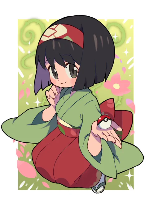タマムシシティ リーダー エリカ しぜんを あいする おじょうさま #pokemon 