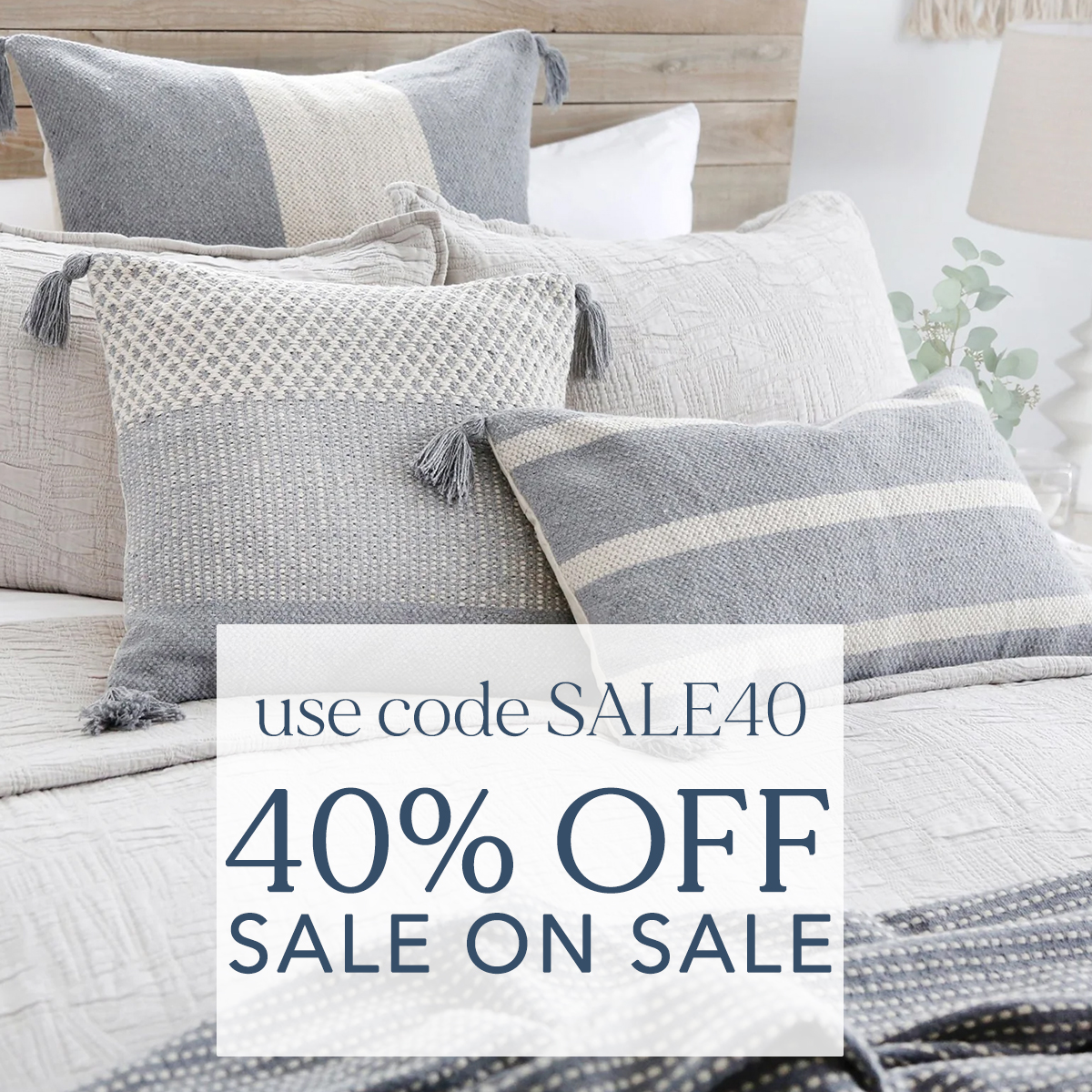 For 2 Days Only - Take an additional 40% OFF everything in our SALE SECTION.   

Use promo code SALE40 at checkout.    

SHOP NOW - 
pompomathome.com/collections/sa…

📷
