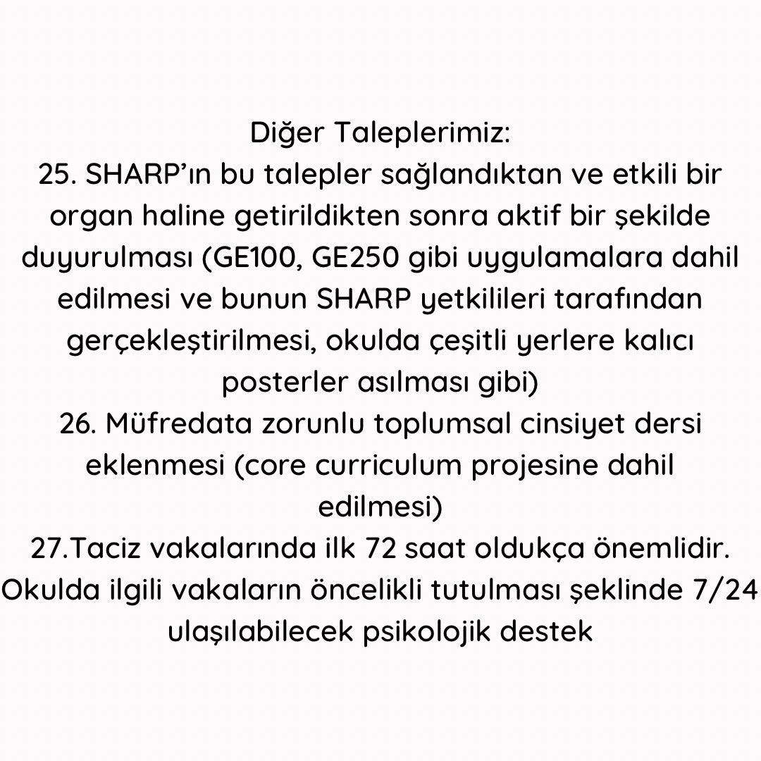 feministbilkent's tweet photo. Taleplerimizi yineliyoruz, kampüslerimizde güvende hissetmek istiyoruz! Sürecin takipçisiyiz! https://t.co/nijCZH9tYN