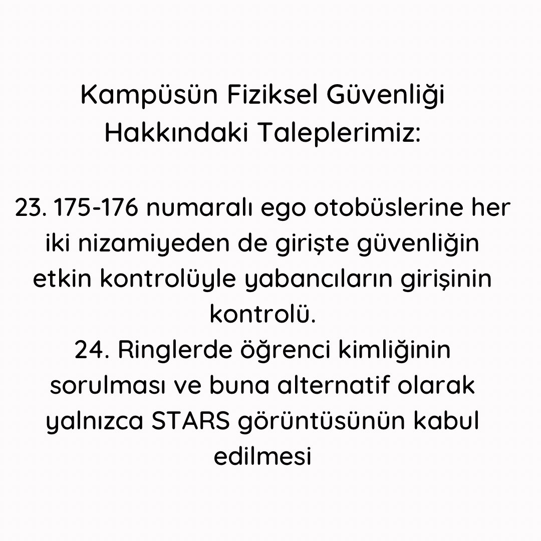 feministbilkent's tweet photo. Taleplerimizi yineliyoruz, kampüslerimizde güvende hissetmek istiyoruz! Sürecin takipçisiyiz! https://t.co/nijCZH9tYN