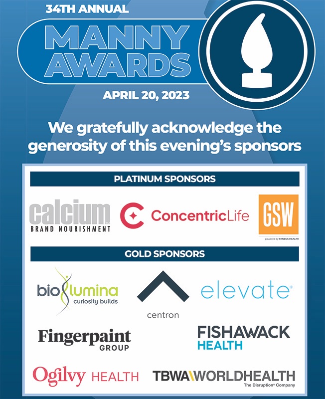 Thank you 🙏
<a href="/CalciumUSA/">Calcium</a> <a href="/ConcentricHX/">ConcentricLife</a> <a href="/gswadvertising/">GSW</a> Biolumina Centron <a href="/ElevateHCM/">Elevate Healthcare Marketing</a> <a href="/FingerpaintGrp/">Fingerpaint Group</a> <a href="/Fishawack/">Fishawack Health</a> <a href="/OgilvyHealth/">Ogilvy Health</a> @tbwaworldhealth 

#MannyAwards