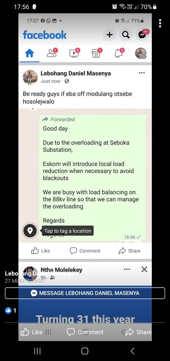 oddosekgala's tweet photo. @Eskom_SA Bathong what is the meaning if this ... Most of the day we don't have electricity now we are told of LOAD REDUCTION after load shedding  how is that possible, as I write this we don't have electricity after multiple 4 hours of load shedding https://t.co/ypTKv0Pkjl