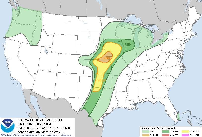 NWS Storm Prediction Center tweet media
