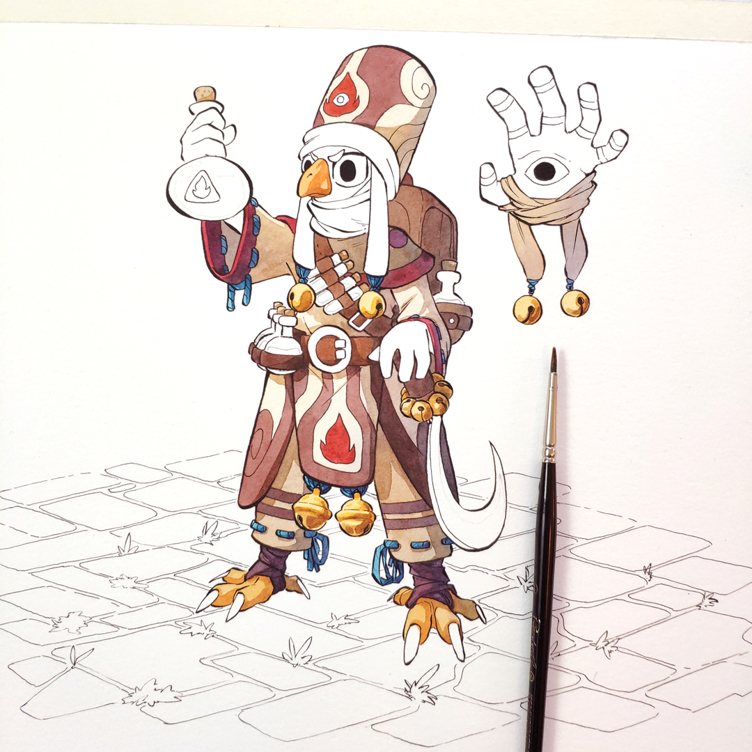 「 That was a fun character to design and 」|Marcel Mosqiのイラスト