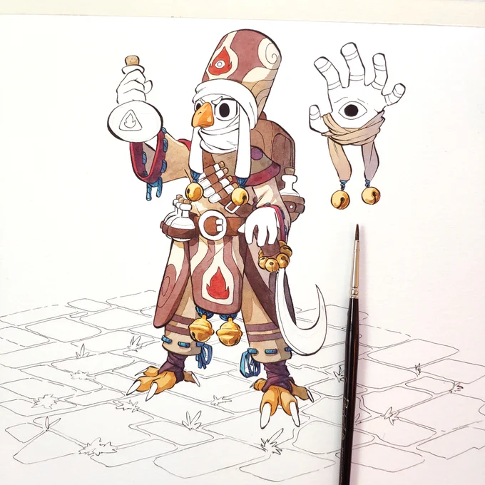 That was a fun character to design and paint. 