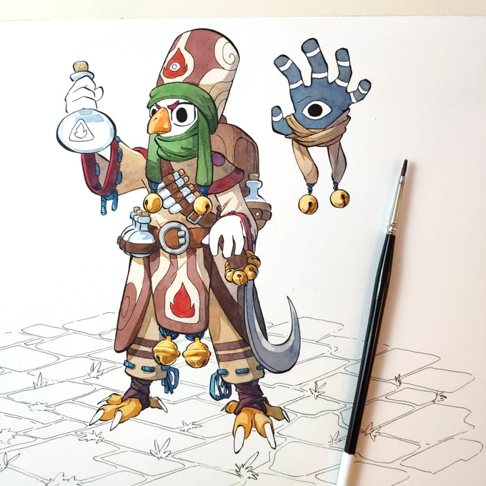  That was a fun character to design and paint. 
