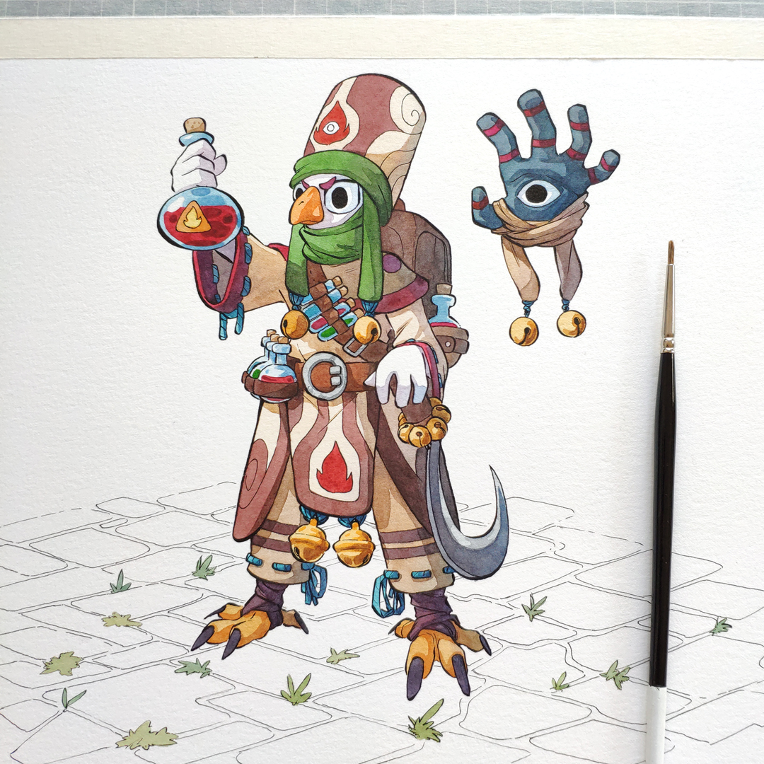 「 That was a fun character to design and 」|Marcel Mosqiのイラスト