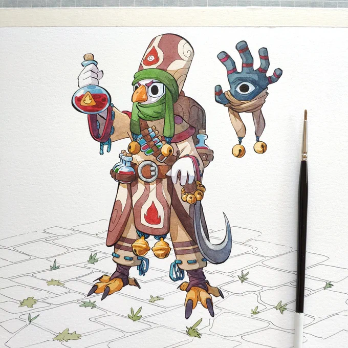  That was a fun character to design and paint. 