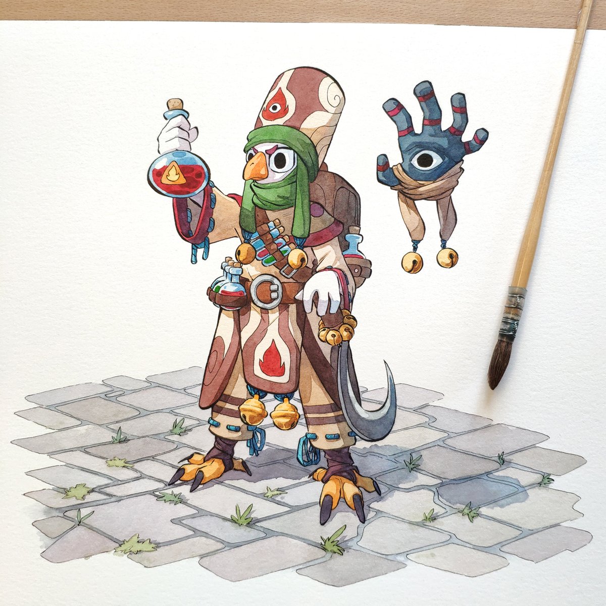 「 That was a fun character to design and 」|Marcel Mosqiのイラスト