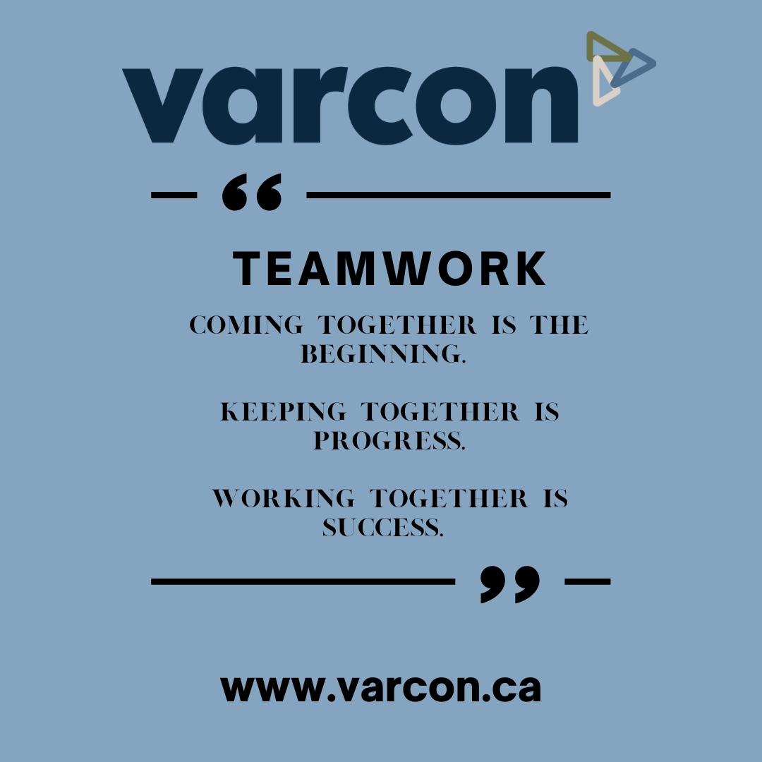 VarconInc's tweet photo. Teamwork is the key to success! Innovation and collaboration make us unique. We put people first, along with the safety of our team. Together we strive to deliver the best, allowing us to be our best. #motivation #inspire #innovation #teamwork #engineering https://t.co/IIc7sZS7P7