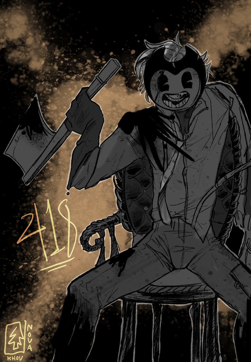 Happy late bday to the music man^^
#BATIM #Bendy_and_the_ink_machine #sammylawrence #BATDR #Bendy_and_the_Dark_Revival #BENDY