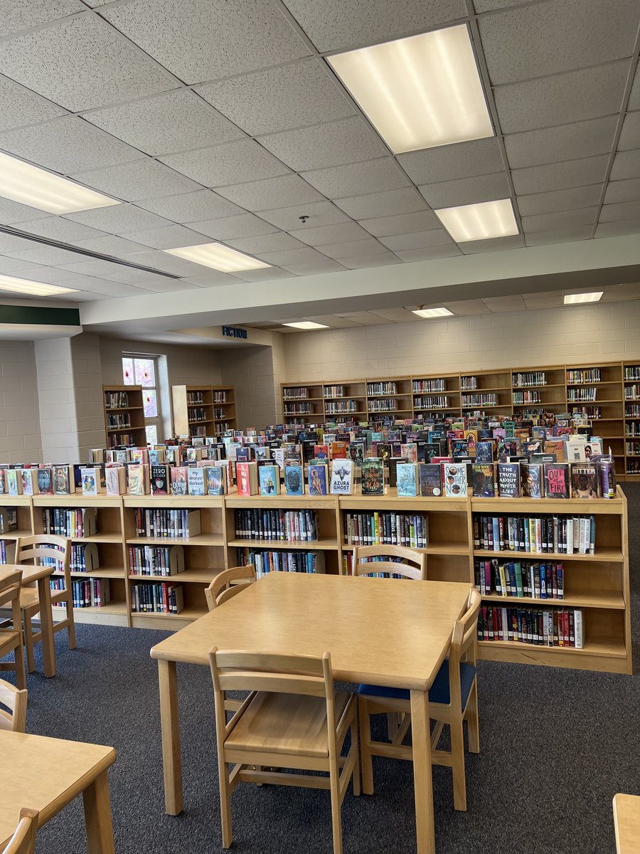 wlhs_media's tweet photo. The new books are inviting you to check them out! Come see what's new this year. https://t.co/Sd3aeawLP7