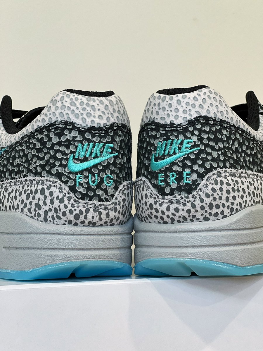 BrendanFugere's tweet photo. @atmos_usa Size 10.5 #atmosdc #atmoscollectorsclub 

I need kicks comfortable enough to stand for hours, in line and at the show. Also shoes I don’t mind getting stepped on if I’m in a crowd or mosh pit. Gotta be worth showing off though. These Atmos inspired By You AM1s fit the bill 🙌🏼 https://t.co/bJJgBe7Hl9