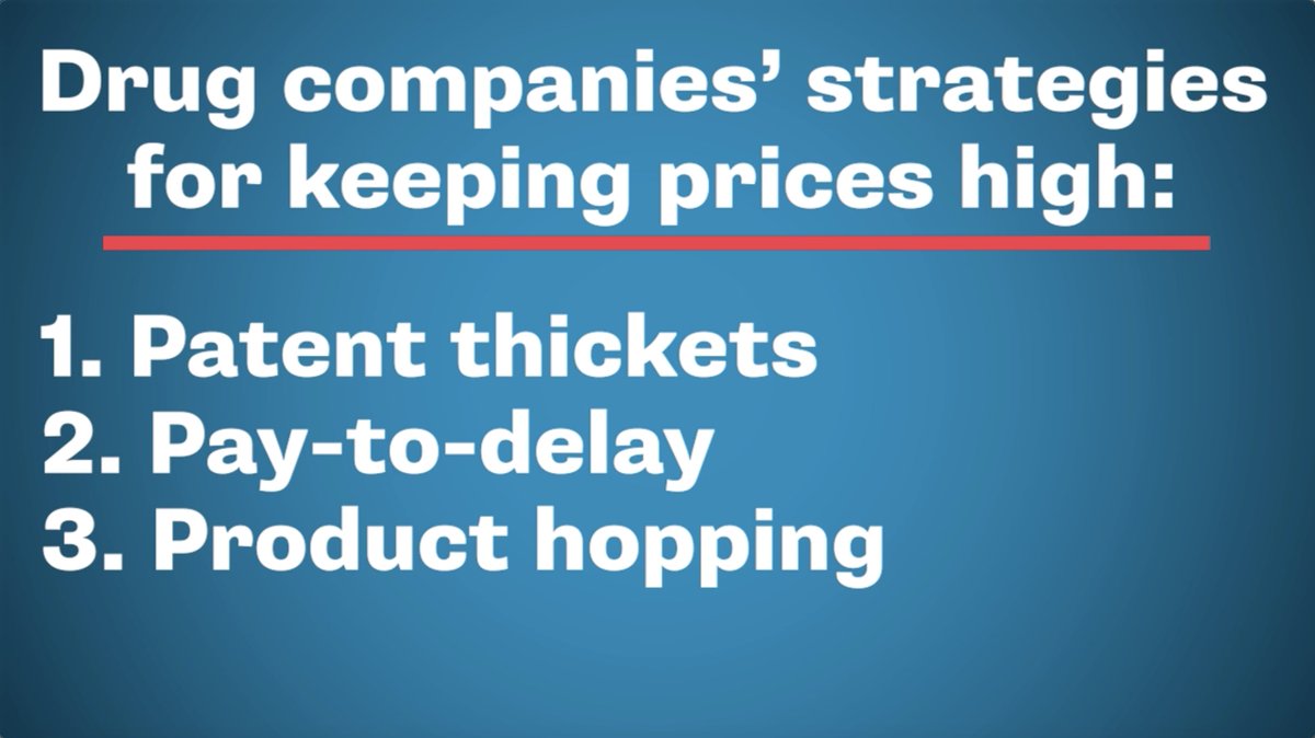 PIRG just released a new report on how pharma abuses the patent system to inflate prices and block generic competition.

Read more about why we need #patentreform to #lowerdrugprices: pirg.org/oregon/resourc…