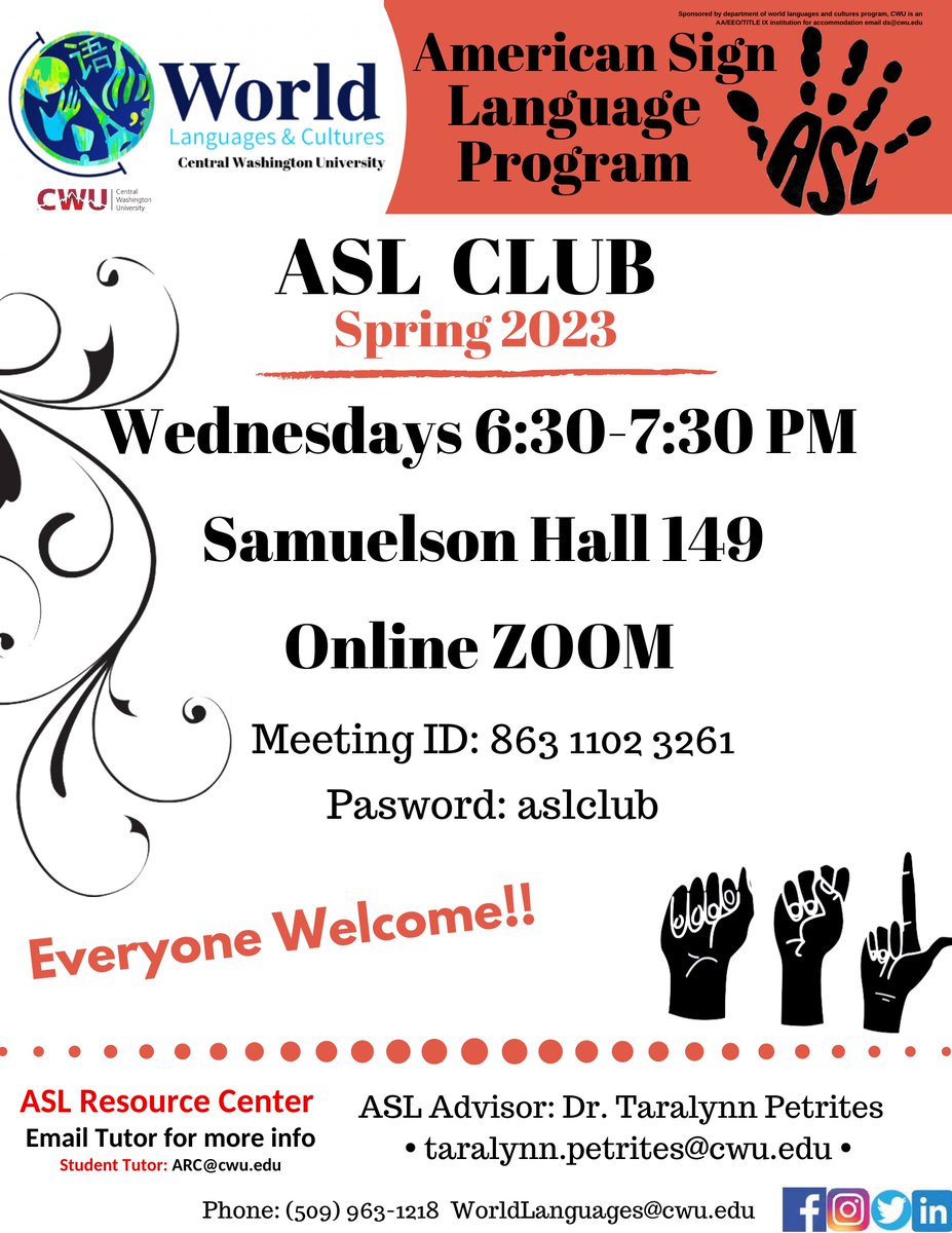 CWU World Languages (@CWU_World_Lang) / Posts / X