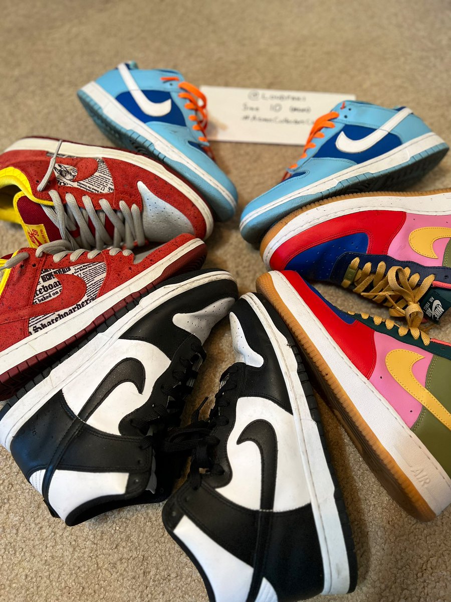 loudpaki's tweet photo. @atmos_usa My favorite artist? I love concerts and raging out so if it was my favorite artists show I’m pretty sure I would wild out and my sneakers would get traaaasshhhheddddd! 

So prob a pair of Dunks or AF1s. My go to concert kicks. 

Size 10

#atmosdc

#atmoscollectorsclub https://t.co/8UdmZlkuOA