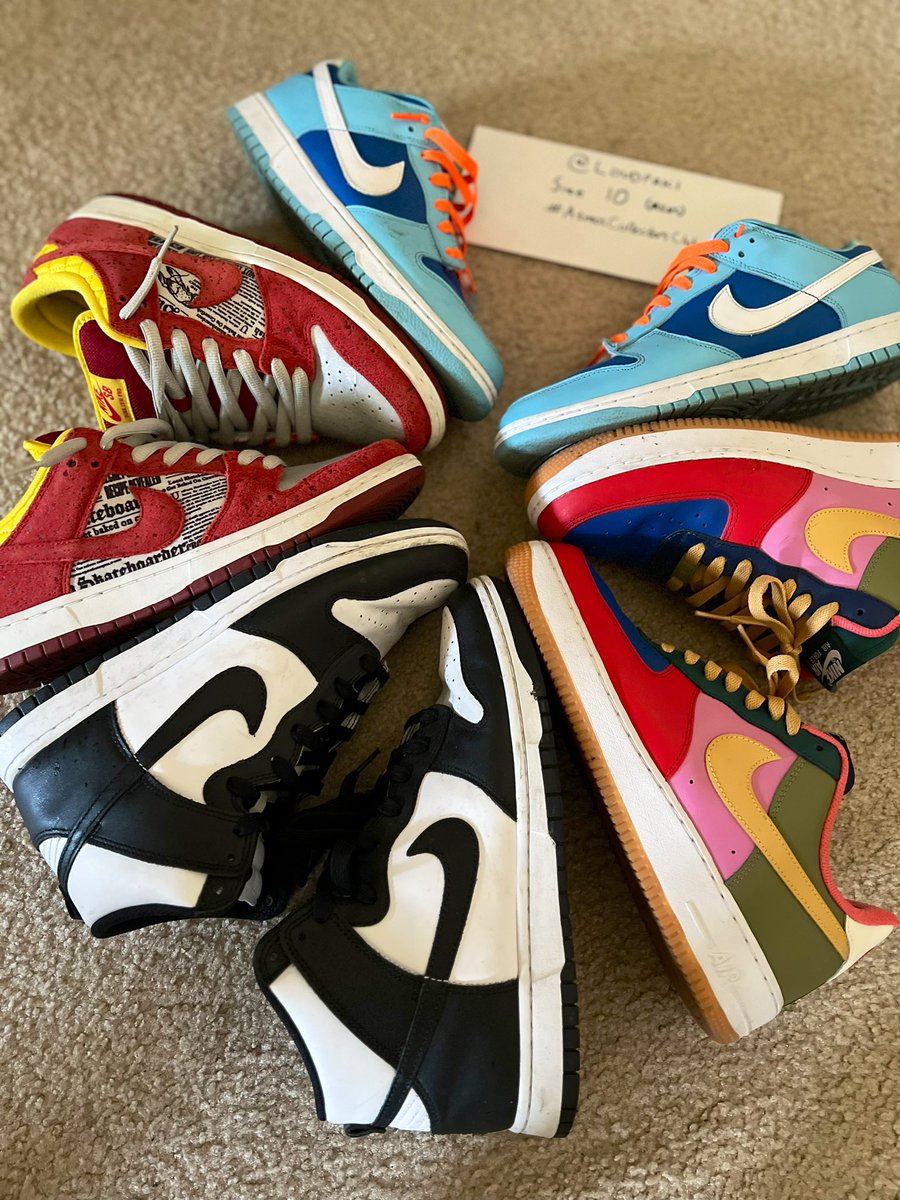 loudpaki's tweet photo. @atmos_usa My favorite artist? I love concerts and raging out so if it was my favorite artists show I’m pretty sure I would wild out and my sneakers would get traaaasshhhheddddd! 

So prob a pair of Dunks or AF1s. My go to concert kicks. 

Size 10

#atmosdc

#atmoscollectorsclub https://t.co/8UdmZlkuOA