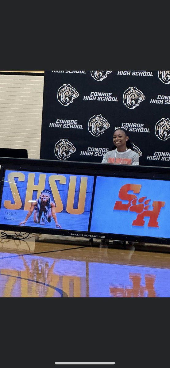 Home🤍🧡 #bearkatnation <a href="/BearkatsTFXC/">Sam Houston T&F/XC</a> <a href="/ogden_shannan/">Conroe Girls’ XC and Track</a> <a href="/dakerric_hobbs/">Dakerric Hobbs</a> #signingday  #itsofficial