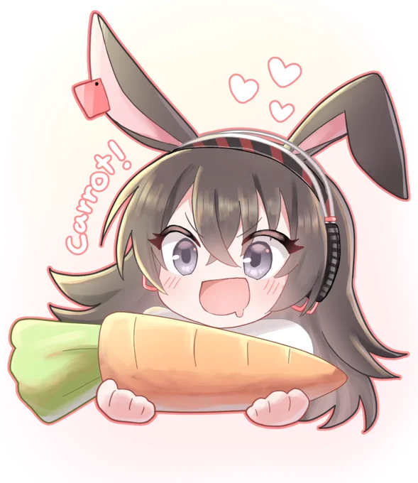 April with a BIG carrot  #Arknights #アークナイツ #明日方舟 #AprilAK