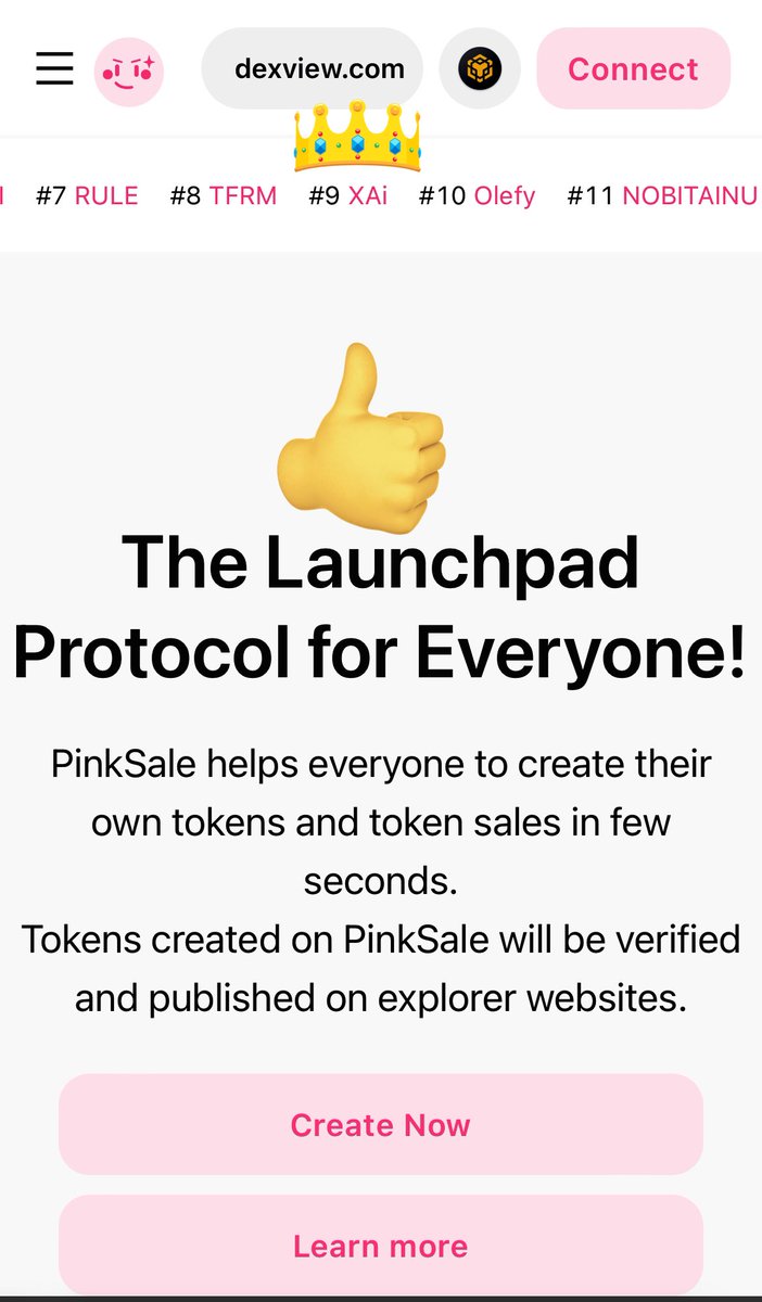 🎉🔝 Check out our project trending on PinkSale! 🤩 Be a part of the next-gen social networking, e-commerce, messaging, and payments platform! 💪 Join us now! 🚀
#Trending #PinkSale #Crypto #Blockchain #Defi #Altcoin #TokenSale #XAi