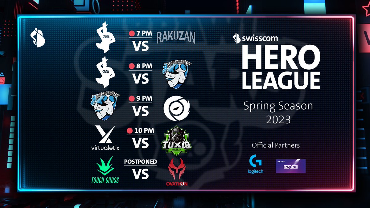 The leaderboard isn’t looking like we want it to. The comeback starts tonight 😏
Goal: Playoffs
See you in the stream!

#BrawlStars #SwisscomHeroLeague 

🇩🇪 twitch.tv/swisscomgaming…
🇫🇷 twitch.tv/swisscomgaming…